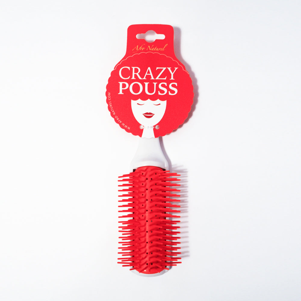 CRAZY POUSS - Mini brosse baby hair - 4 couleurs - Accessoires