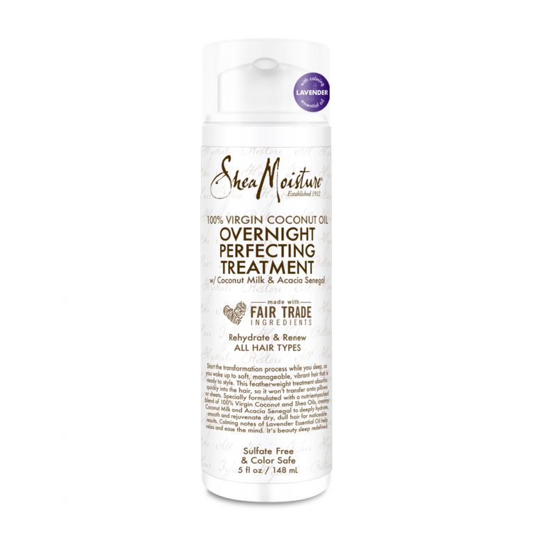 SHEA MOISTURE – 100% VIRGIN COCONUT OIL – OVERNIGHT TREATMENT(SOIN DE NUIT)