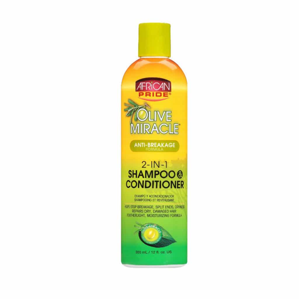 AFRICAN PRIDE OLIVE MIRACLE SHAMPOOING 2 EN 1 355ML