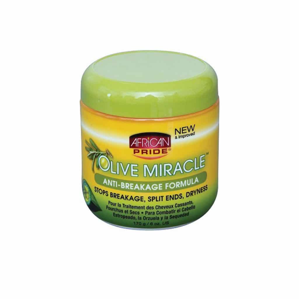 AFRICAN PRIDE OLIVE MIRACLE SOIN ANTI-CASSE 170G (ANTI BREAKAGE)