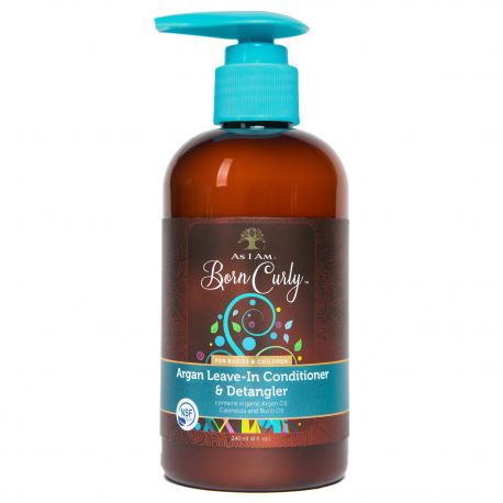 AS I AM BORN CURLY - ARGAN LEAVE-IN - 240ML
