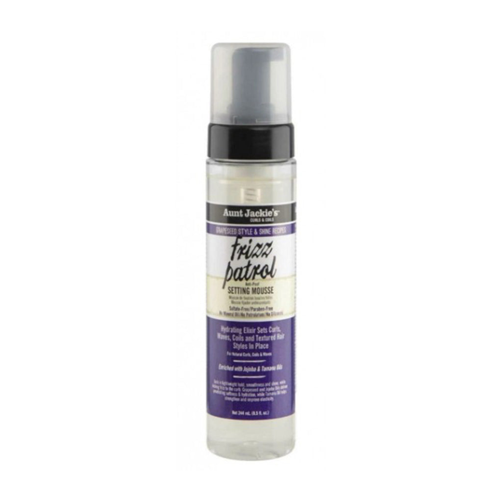 Aunt Jackie's - Mousse fixation boucles Jojoba & Tamanu 244ml (Frizz Patrol)